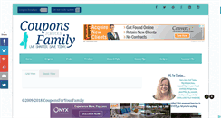 Desktop Screenshot of couponsforyourfamily.net
